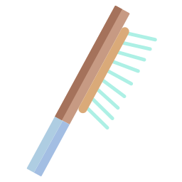 brosse à cheveux Icône