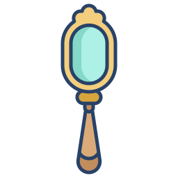 miroir à main Icône