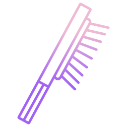 Hair brush icon