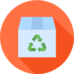 recycling doos icoon