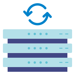 gestión de base de datos icono