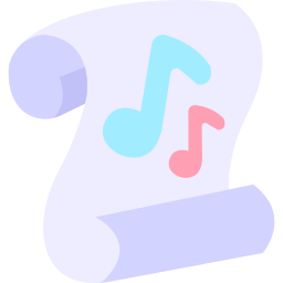 bladmuziek icoon