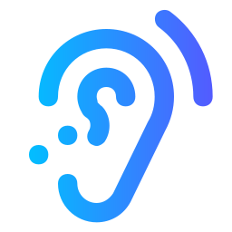 sistemas de escuta assistida Ícone
