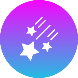 Shooting stars icon