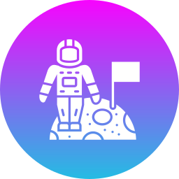 Moon landing icon