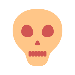 schedel icoon