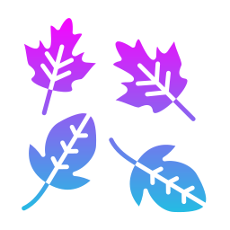 feuilles tombantes Icône