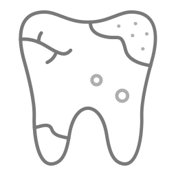 Dental caries icon