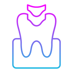 Dental filling icon