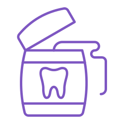 Dental floss icon