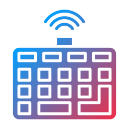 Wireless keyboard icon