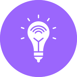 Smart bulb icon