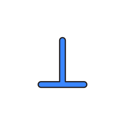 perpendicular icono