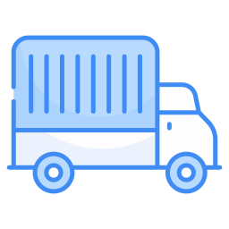 Транспортный грузовик иконка