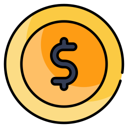 signo de dólar icono