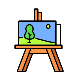 schilderen icoon