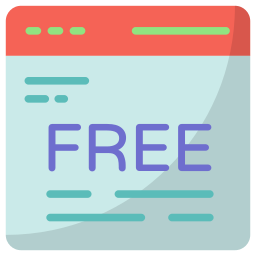 gratis toegang icoon