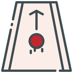 Bowling lane icon