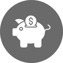 Piggy bank icon