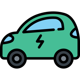 Electric vehicle icon