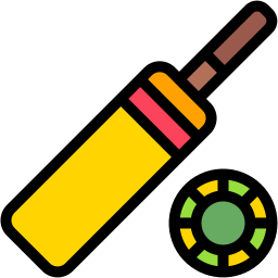 mazza da cricket icona