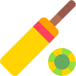 bate de cricket icono