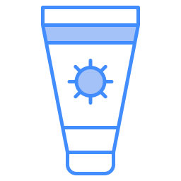 bloqueador solar icono