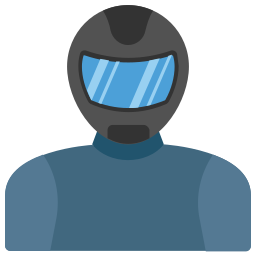 motorradfahrer icon