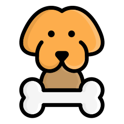 Dog bone icon