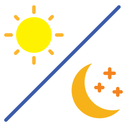 Day and night icon