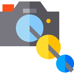 camera lens icoon