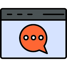 chat web icono
