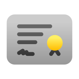 Certificate icon