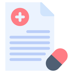 Medical prescription icon