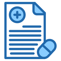 Medical prescription icon