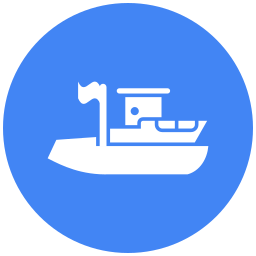 bote de rescate icono