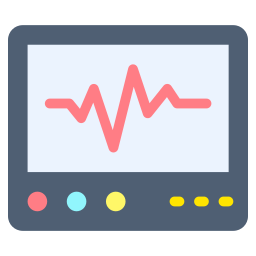 monitor de ecg Ícone