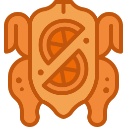 Roasted turkey icon