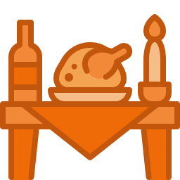 Dinner table icon