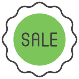 Sale sign icon