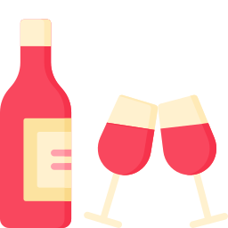 rode wijn icoon