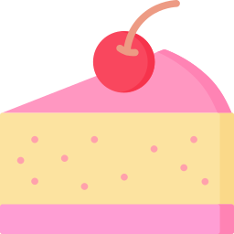 pedazo de pastel icono