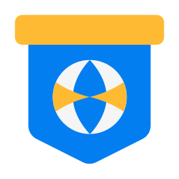 bandera del equipo icono