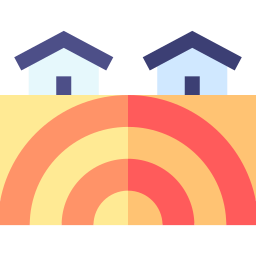 tremblement de terre Icône
