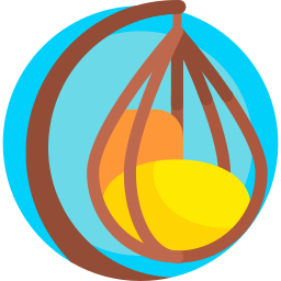 silla egg icono