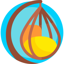 Egg chair icon