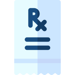 Medical prescription icon