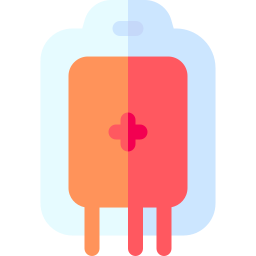 Blood bag icon