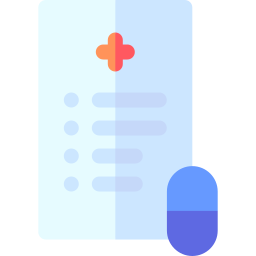 prescripción médica icono