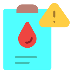 prueba de sangre icono